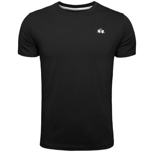 La Martina Herren T-Shirt XMR013 Schwarz M La Martina Herren T-Shirt XMR013 Schwarz M von La Martina