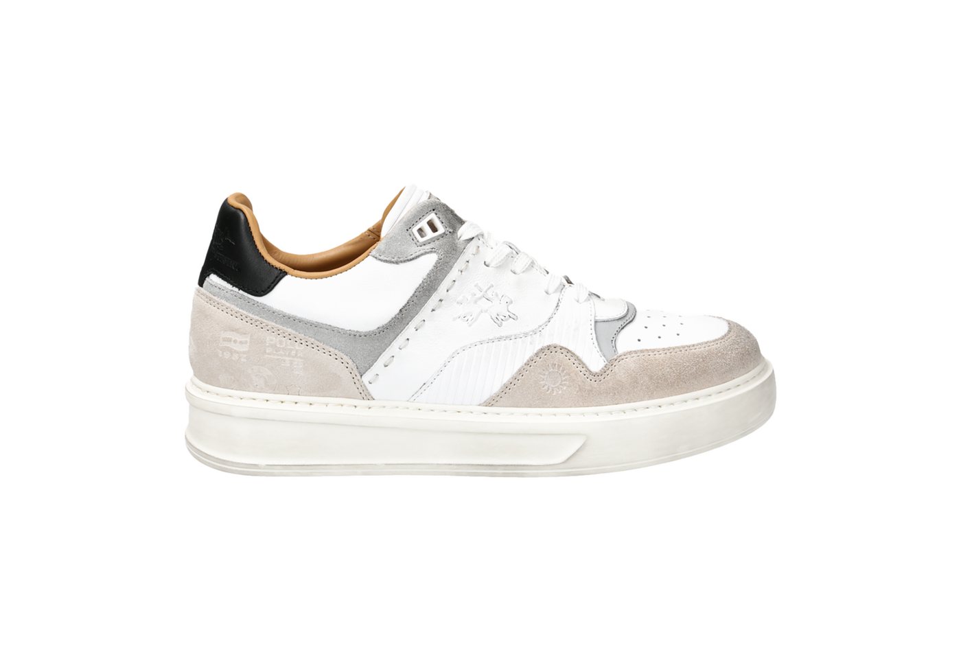 La Martina La Martina LFM221.031.4100, Sneaker, Beige kombiniert, Herren Sneaker von La Martina