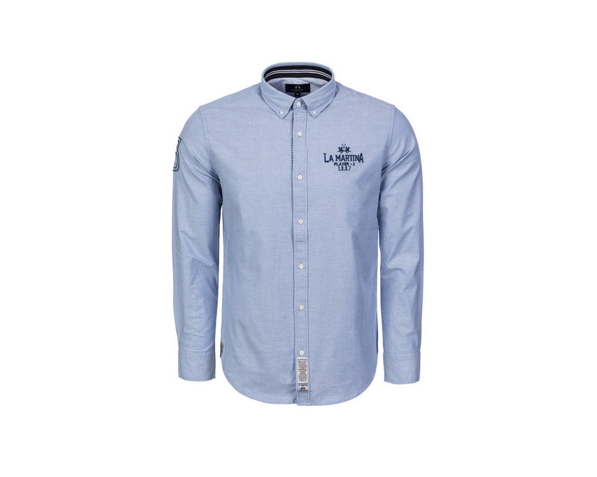 La Martina Langarmhemd MBC600 Herren Klamotte, Dress, Business, Freizeithemd, Anzug von La Martina