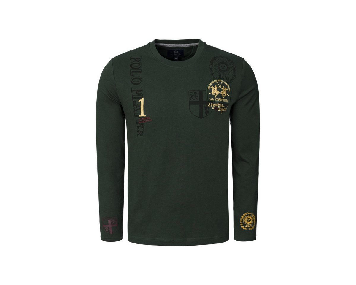 La Martina Langarmshirt MBR301 Herren Pullover, Sweatshirt, Pulli, Shirt, Longsleeve von La Martina