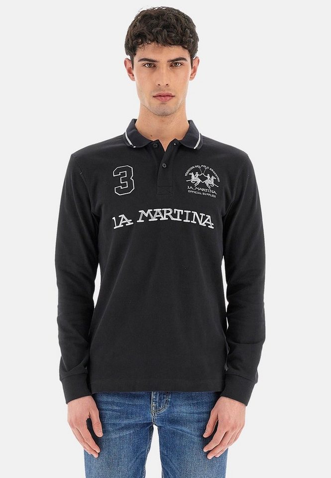 La Martina Poloshirt Shirt Langarm-Poloshirt regular fit Urbe mit (1-tlg., 1) von La Martina