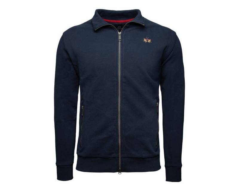 La Martina Sweatjacke MAF004 Herren Zip Hoodie, Kapuzenjacke, Trainingsjacken, Zip Pullover, Freizeitjacke von La Martina