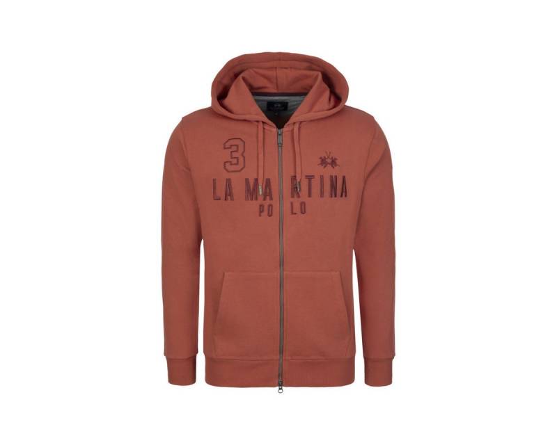 La Martina Sweatjacke MBF305 Herren Zip Hoodie, Kapuzenjacke, Trainingsjacken, Zip Pullover, Freizeitjacke von La Martina