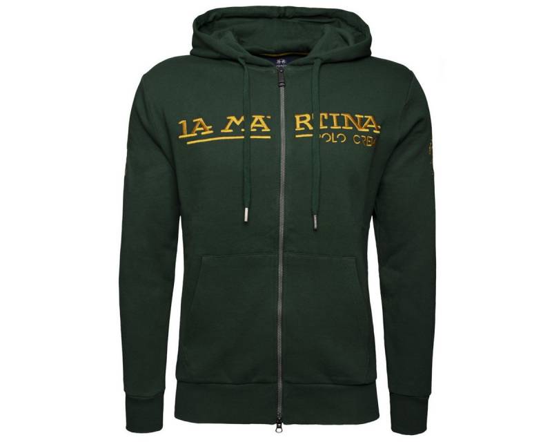 La Martina Sweatjacke XMF302 Herren Zip Hoodie, Kapuzenjacke, Trainingsjacken, Zip Pullover, Freizeitjacke von La Martina