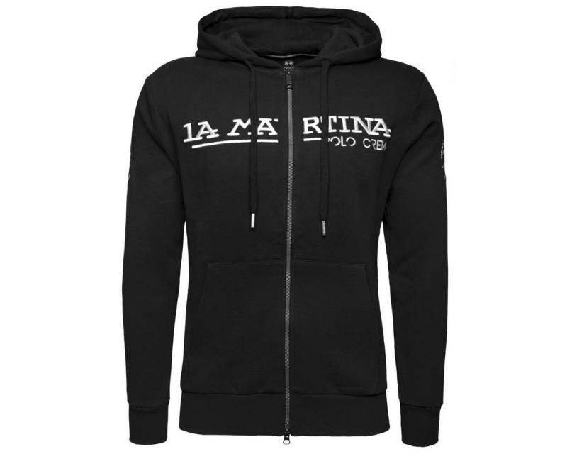 La Martina Sweatjacke XMF302 Herren Zip Hoodie, Kapuzenjacke, Trainingsjacken, Zip Pullover, Freizeitjacke von La Martina