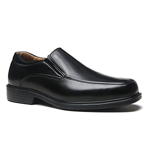 La Milano Herren Klassisch Modern Weite Weite Plain Toe Oxford, Breit-3-Schwarz, 10 X-Wide von La Milano