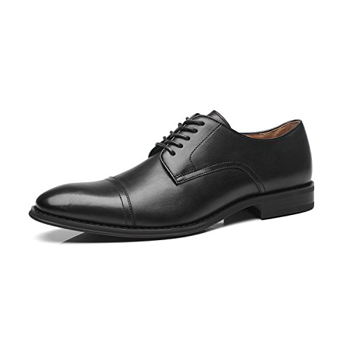 La Milano Herren Oxfords Klassische Moderne rund Captoe Schuhe 9 M US Splendo-1-Schwarz von La Milano