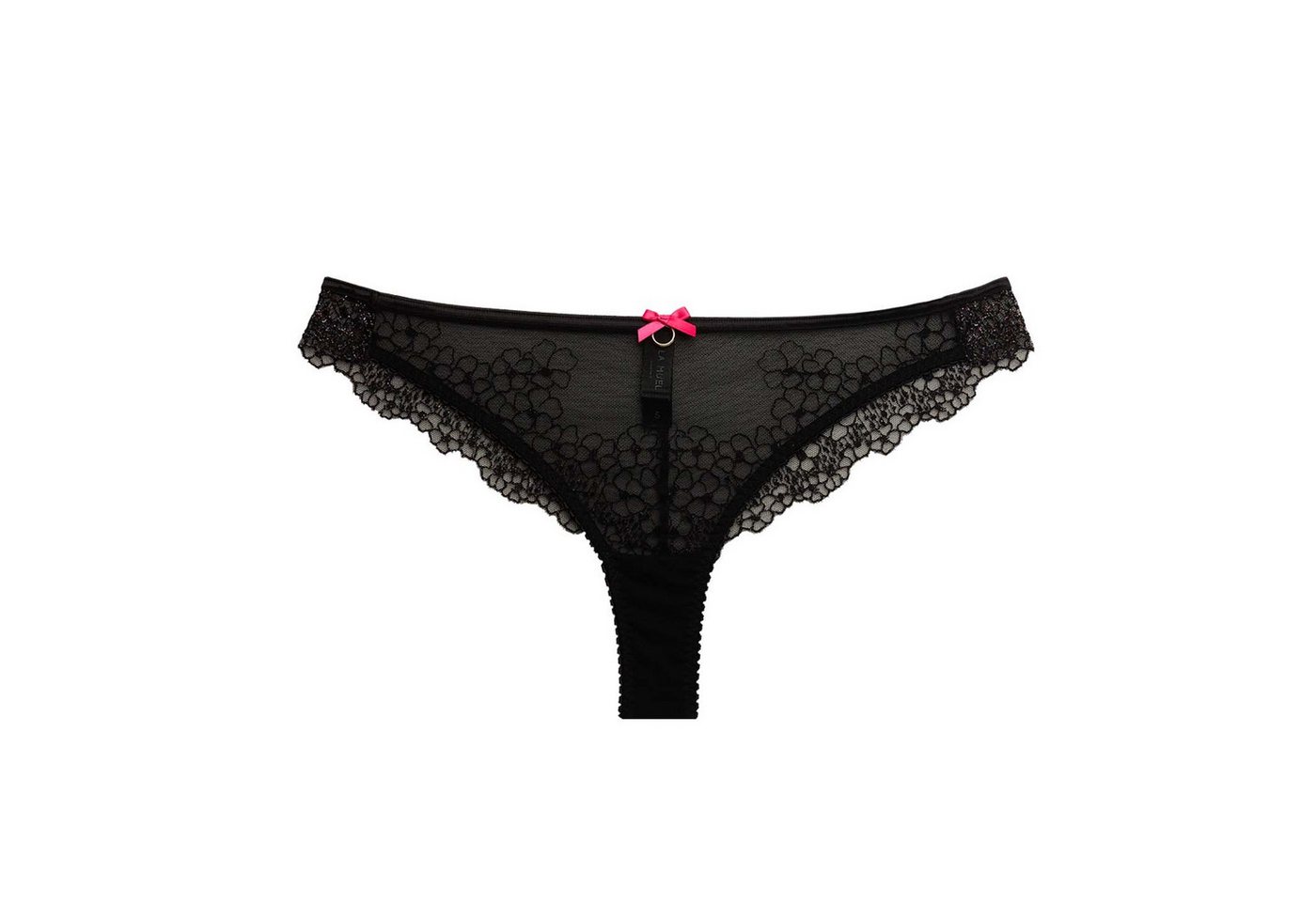 La Muel Lingerie Brasilslip mit Wow-Effekt und Regenbogen Stickerei Push-up Effekt von La Muel Lingerie