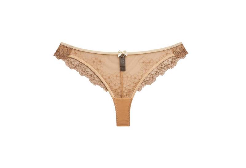 La Muel Lingerie Brasilslip mit goldenen Akzenten und Push-up Effekt von La Muel Lingerie