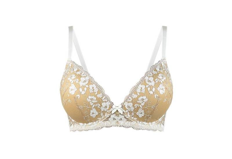 La Muel Lingerie Schalen-BH Deep Plunge mit besonderer Stickerei und goldenen Akzenten Hochzeitswäsche La Muel Lingerie Schalen-BH Deep Plunge mit besonderer Stickerei und goldenen Akzenten Hochzeitswäsche von La Muel Lingerie