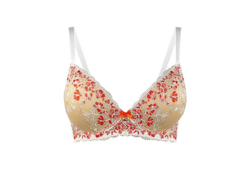 La Muel Lingerie Schalen-BH Deep Plunge mit leuchtender Stickerei bigcup La Muel Lingerie Schalen-BH Deep Plunge mit leuchtender Stickerei bigcup von La Muel Lingerie