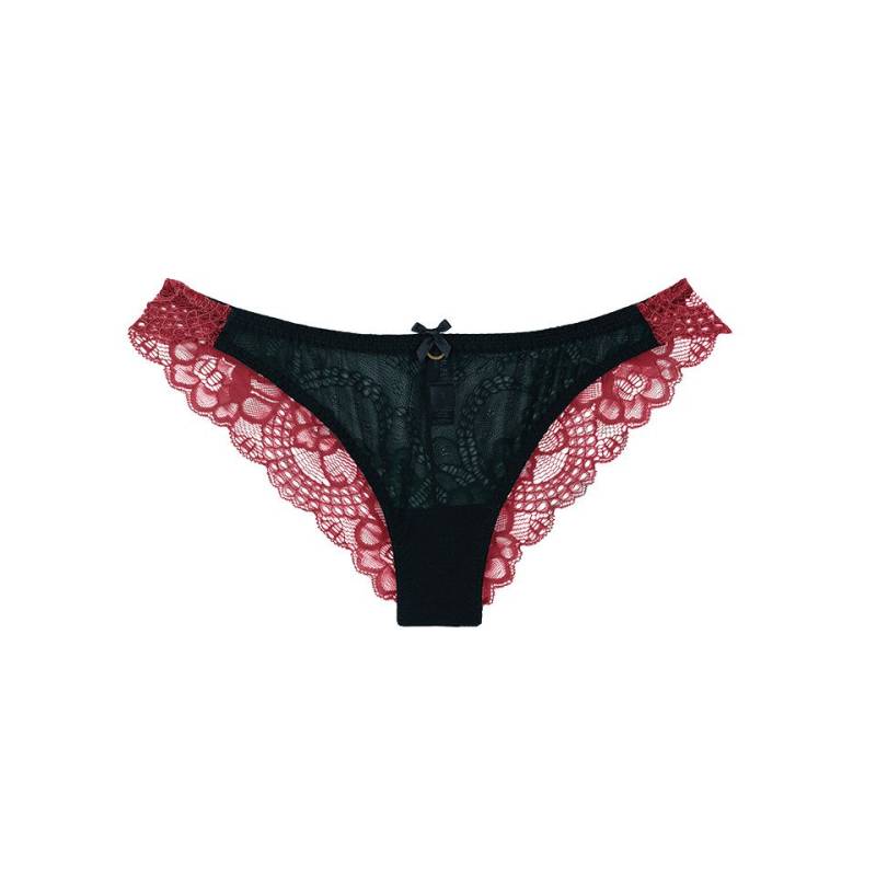 La Muel Lingerie Slip mit verführerischer weicher Spitze und Transparenz Limitierter Farbton von La Muel Lingerie