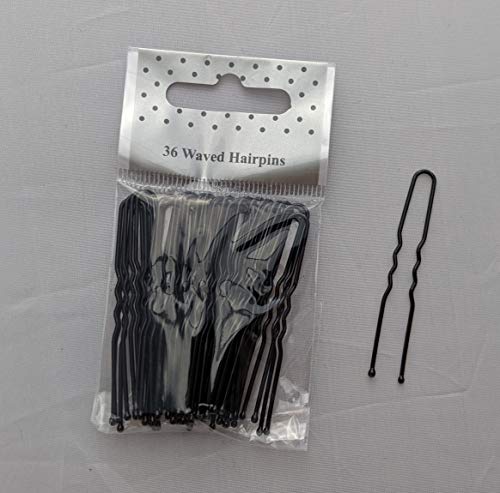 La Peach Fashions Damen Klassische schwarze gewellte Haarspange, 36 Stück (1 Stück), Erwachsene, Frauen, alle Geschlechter und Altersgruppen, weiblich, 50 mm La Peach Fashions Damen Klassische schwarze gewellte Haarspange, 36 Stück (1 Stück), Erwachsene, Frauen, alle Geschlechter und Altersgruppen, weiblich, 50 mm von La Peach Fashions