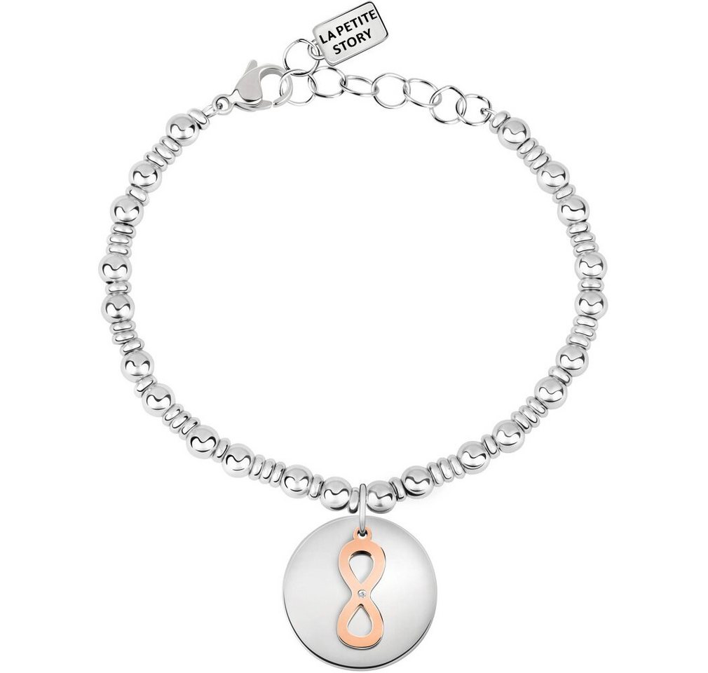 La Petite Story Armband Bicolor Bracelet with Infinity LPS05APY08 von La Petite Story