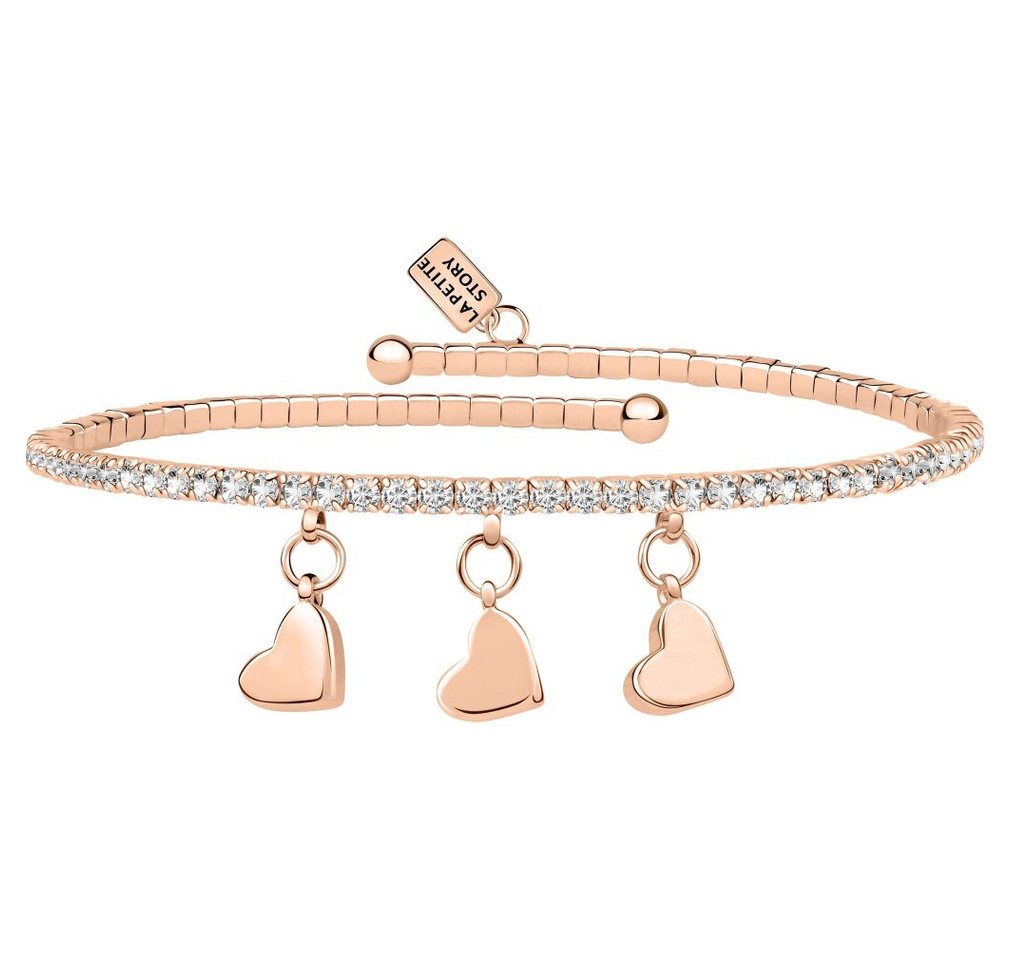 La Petite Story Armband Glittering Bronze Bracelet Three Hearts LPS05AQC15 von La Petite Story