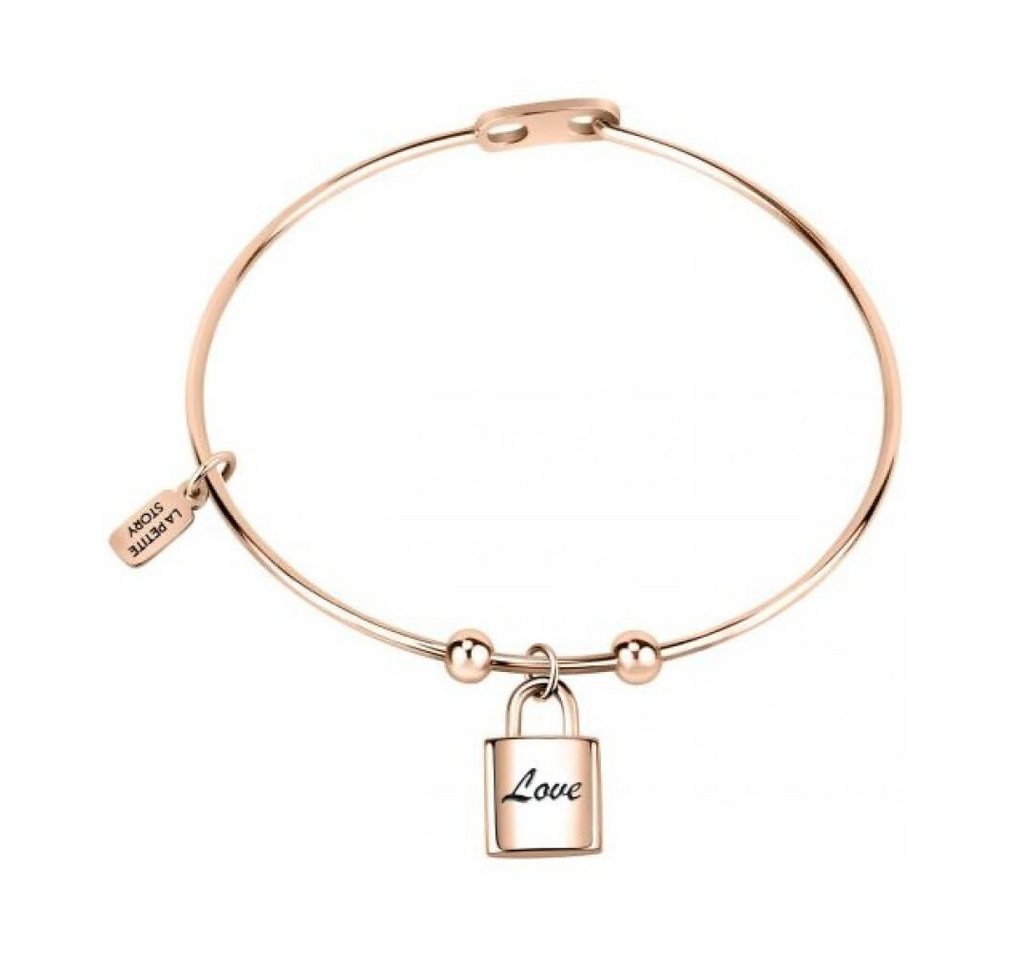 La Petite Story Armband Gold-plated solid bracelet with padlock Love LPS05ASD16 La Petite Story Armband Gold-plated solid bracelet with padlock Love LPS05ASD16 von La Petite Story