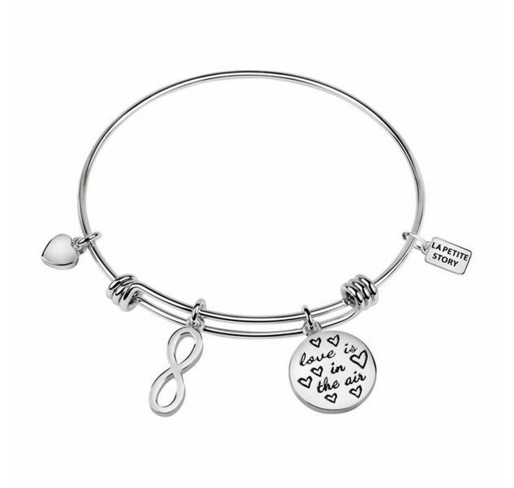 La Petite Story Armband Massives Armband mit Unendlichkeit mit Herz LPS05APZ03 La Petite Story Armband Massives Armband mit Unendlichkeit mit Herz LPS05APZ03 von La Petite Story