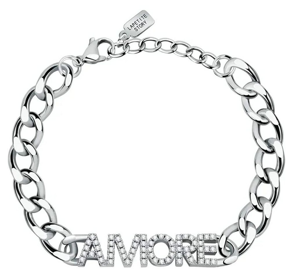 La Petite Story Armband Romantisch ocelový náramek s krystaly Love LPS05ASD36 La Petite Story Armband Romantisch ocelový náramek s krystaly Love LPS05ASD36 von La Petite Story