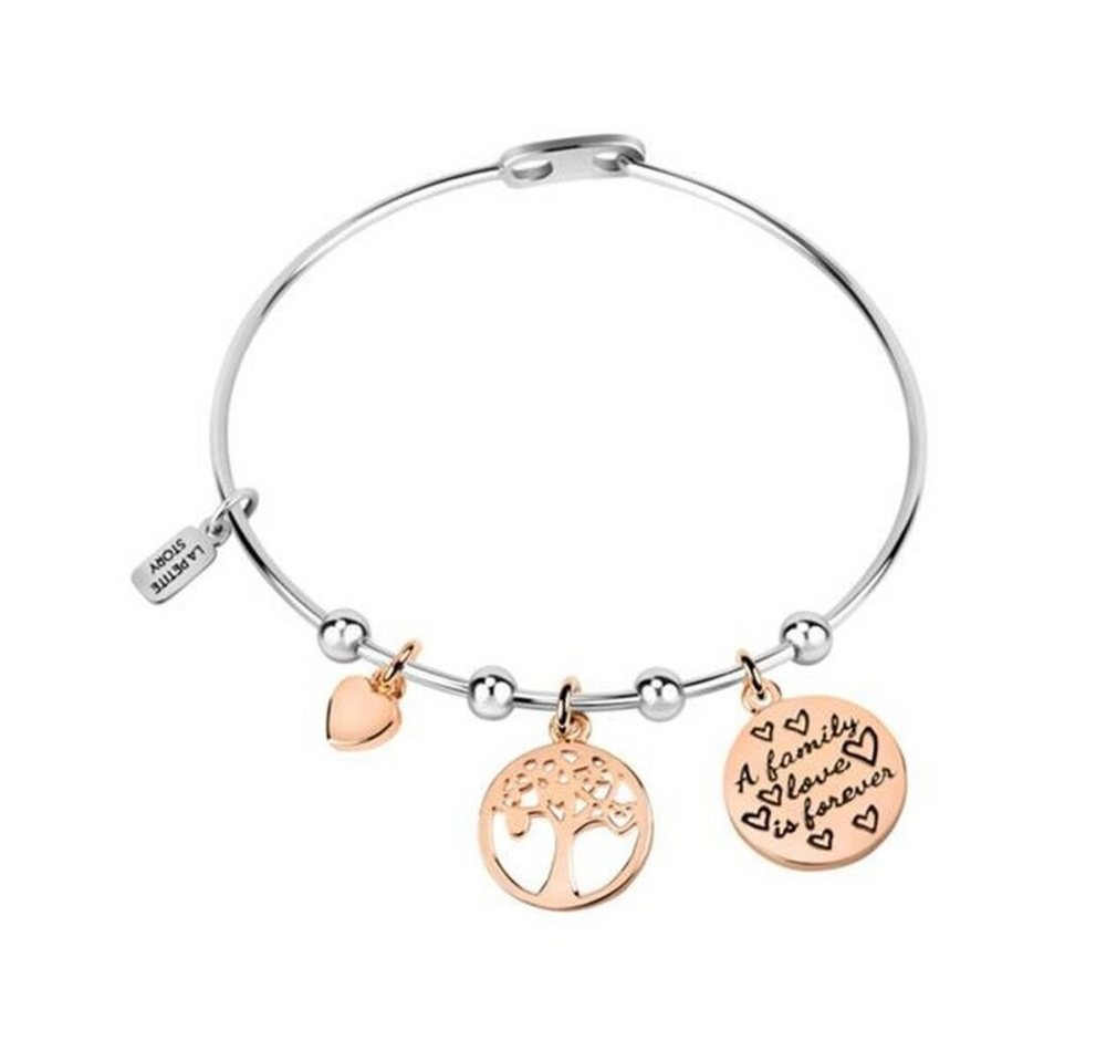 La Petite Story Armband Stahlarmband Baum des Lebens mit Herz LPS05ASF02 von La Petite Story