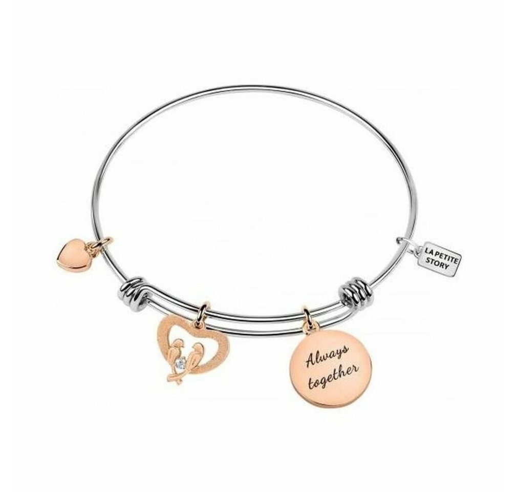La Petite Story Armband Stahlarmband mit Bronzeverzierungen LPS05AQJ01 von La Petite Story