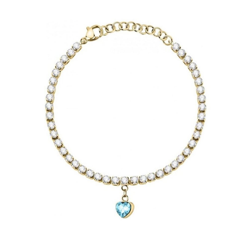 La Petite Story Armband Vergoldetes Armband mit hellblauem Herz Love LPS05ASD29 La Petite Story Armband Vergoldetes Armband mit hellblauem Herz Love LPS05ASD29 von La Petite Story
