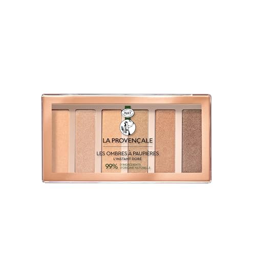 La Provençale Lidschatten L'Instant Doré – Lidschatten – 99% Inhaltsstoffe natürlichen Ursprungs – mit Bio-Olivenöl AOP Provence – 6 Farbtöne mit Rosé-, Gold- und Kupfer-Reflexen La Provençale Lidschatten L'Instant Doré – Lidschatten – 99% Inhaltsstoffe natürlichen Ursprungs – mit Bio-Olivenöl AOP Provence – 6 Farbtöne mit Rosé-, Gold- und Kupfer-Reflexen von La Provençale
