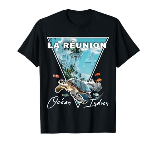 La Insel de la Réunion 974 Indischer Ozean Herren, Damen und Kinder T-Shirt von La Réunion Cadeau Original Et Unique Nature
