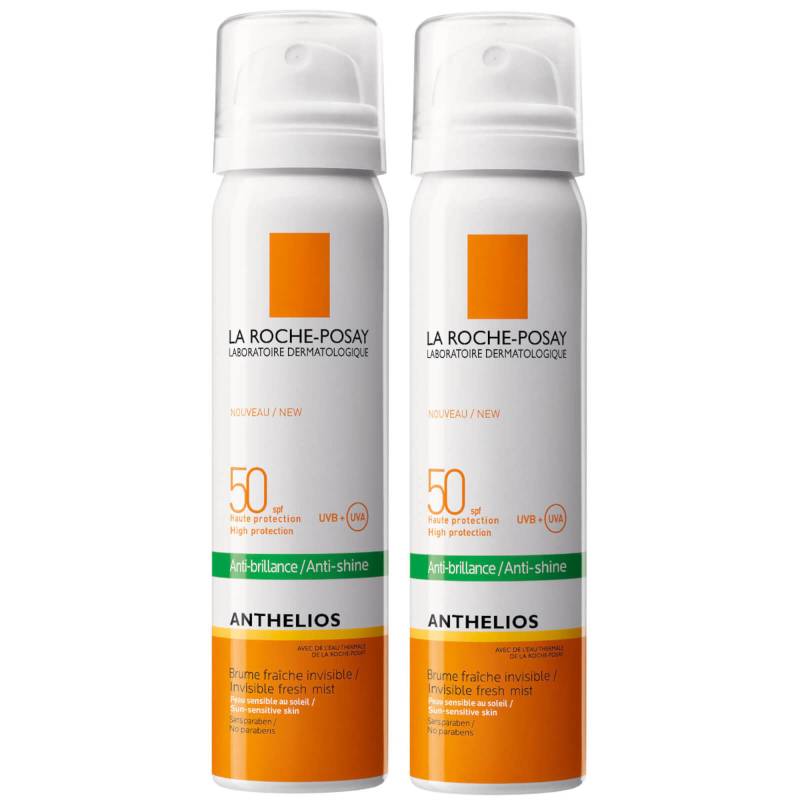 La Roche-Posay Anthelios Anti-Shine Sun Protection Invisible SPF50+ Face Mist 75ml Duo von La Roche-Posay