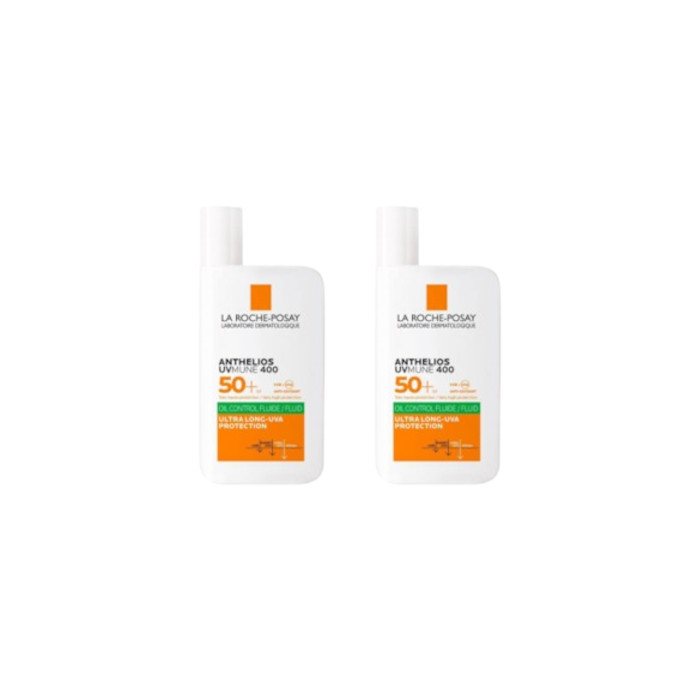 La Roche Posay - Anthelios UVMUNE 400 Oil-Control Fluid SPF50+ - 50ml (2ea) Set von La Roche Posay