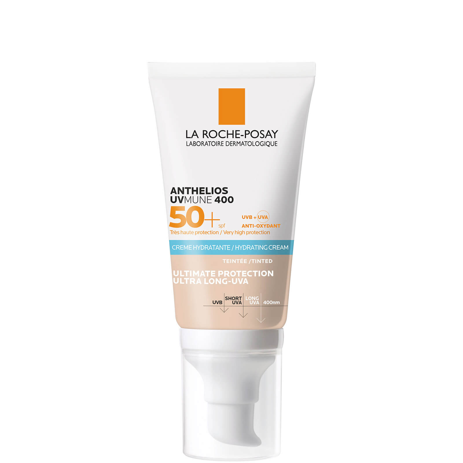 La Roche-Posay Anthelios UVMune 400 Hydrating Suncream Tinted SPF50 50ml von La Roche-Posay