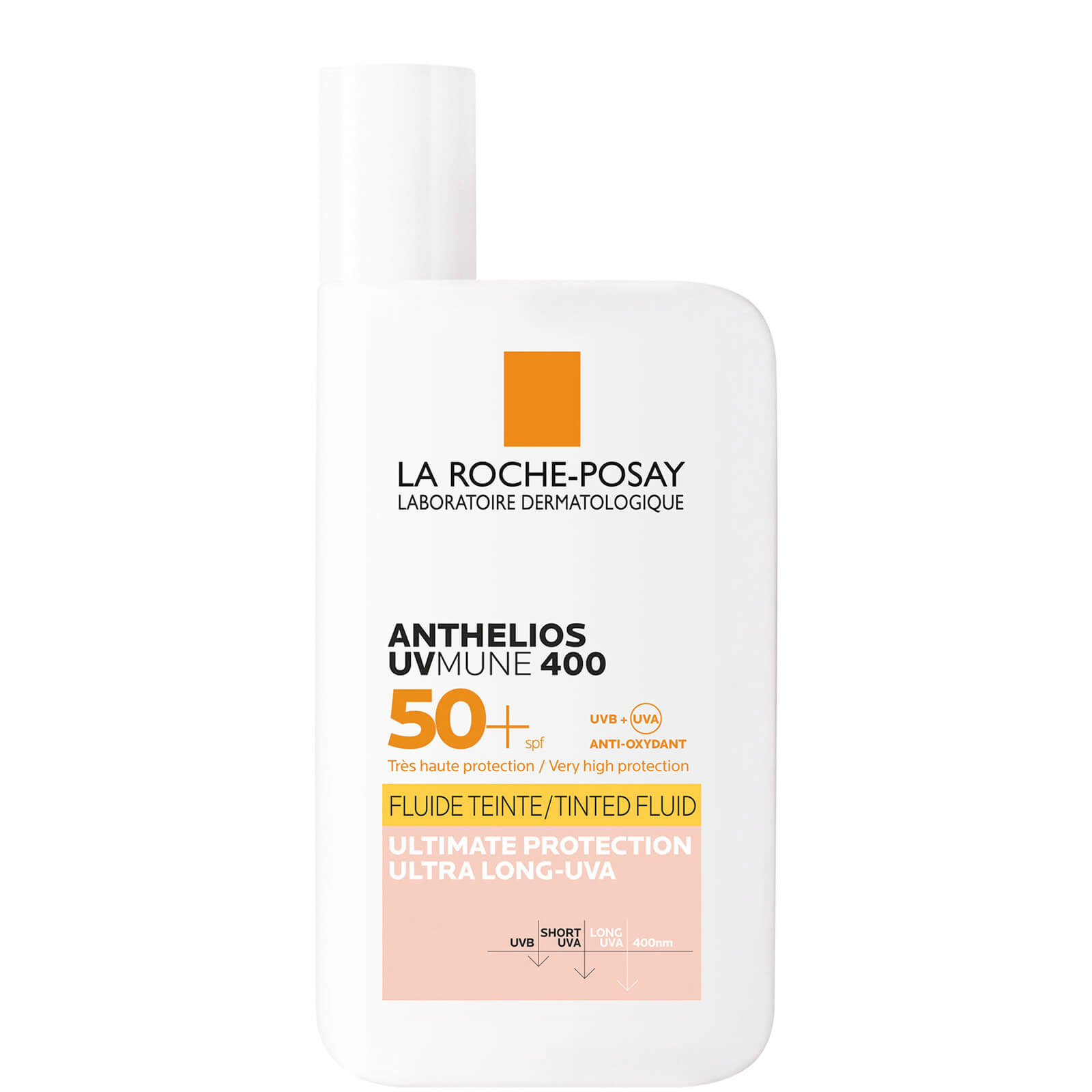 La Roche-Posay Anthelios UVMune 400 Invisible Fluid Tinted SPF50+ 50ml von La Roche-Posay