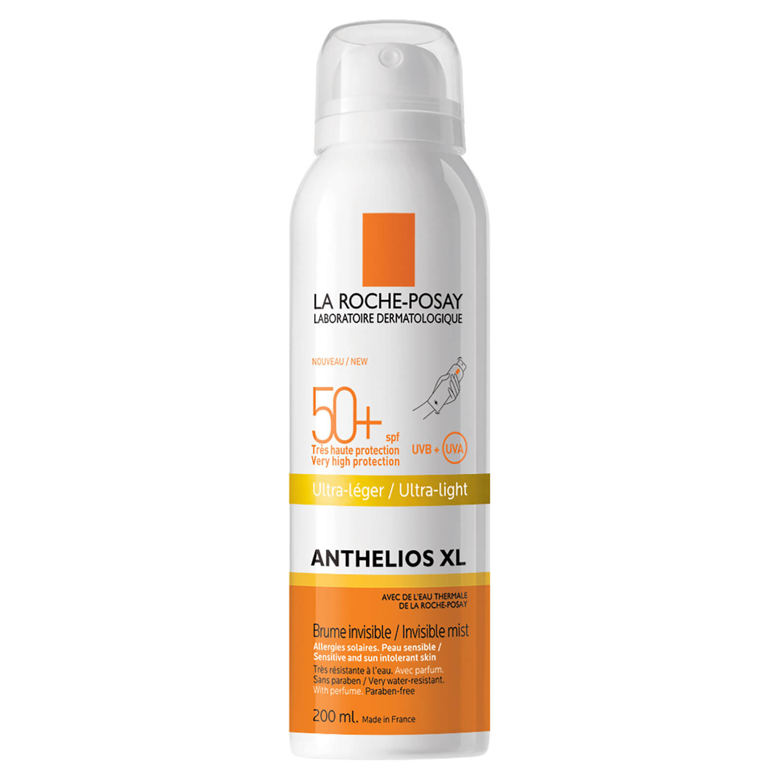 La Roche-Posay Anthelios Ultra-Light SPF50+ Sun Protection Spray 200ml von La Roche-Posay