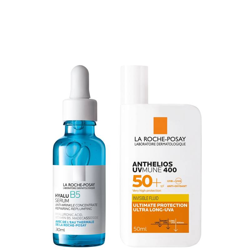 La Roche-Posay Daily Replump and Protect Set: Hyalu B5 Hyaluronic Acid Serum + SPF50+ von La Roche-Posay