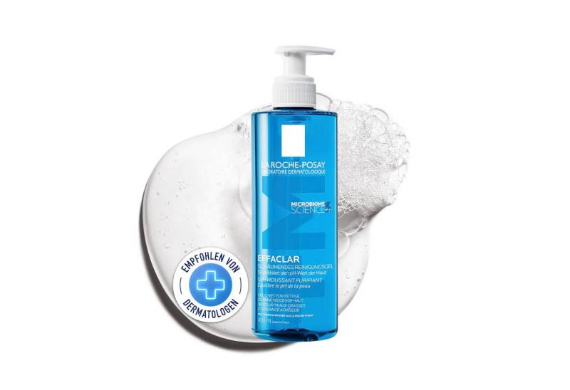 La Roche-Posay Gesichtspflege Schäumendes Reinigungsgel gegen Akne, fettige und unreine Haut, Reinigt und beruhigt Mit Phylobioma und Zink von La Roche-Posay