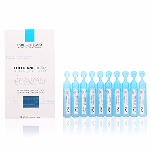 La Roche-Posay Toleriane Ultra Démaquillant Reinigungslotion für Gesicht und Augen, 30er Pack (30 x 5 ml) von L'Oréal Professionnel