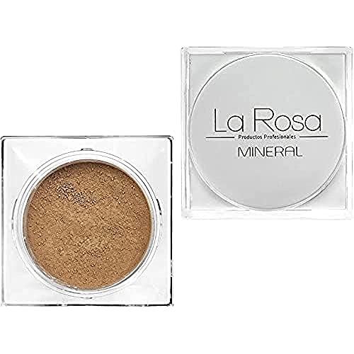 LaRosa MINERAL FOUNDATION Nr. 58 SAND – Für mittlere Haut mit oliv-goldenem Unterton – Sommerlicher Beigeton – Puder & Make-up – Vegan, Talkfrei – 4,5 g von La Rosa Productos Profesionales