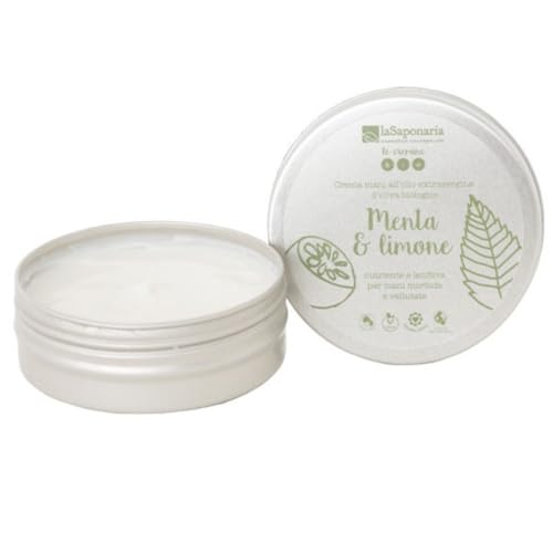 La Saponaria Handcreme Minze und Zitrone, 60 ml. von La Saponaria