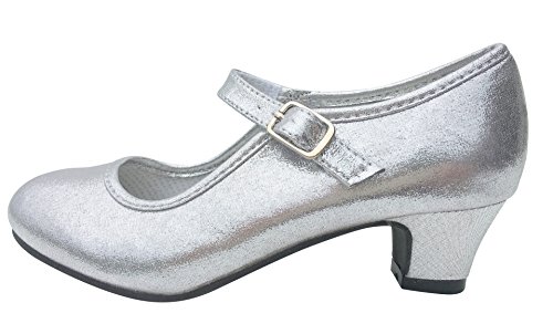 La Senorita Prinzessinnen Schuhe Silber glänzend für Mädchen von La Senorita