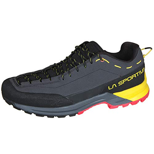 La Sportiva S.p.A. Tx Guide Leather Men Größe 42,5 Carbon/Yellow von LA SPORTIVA