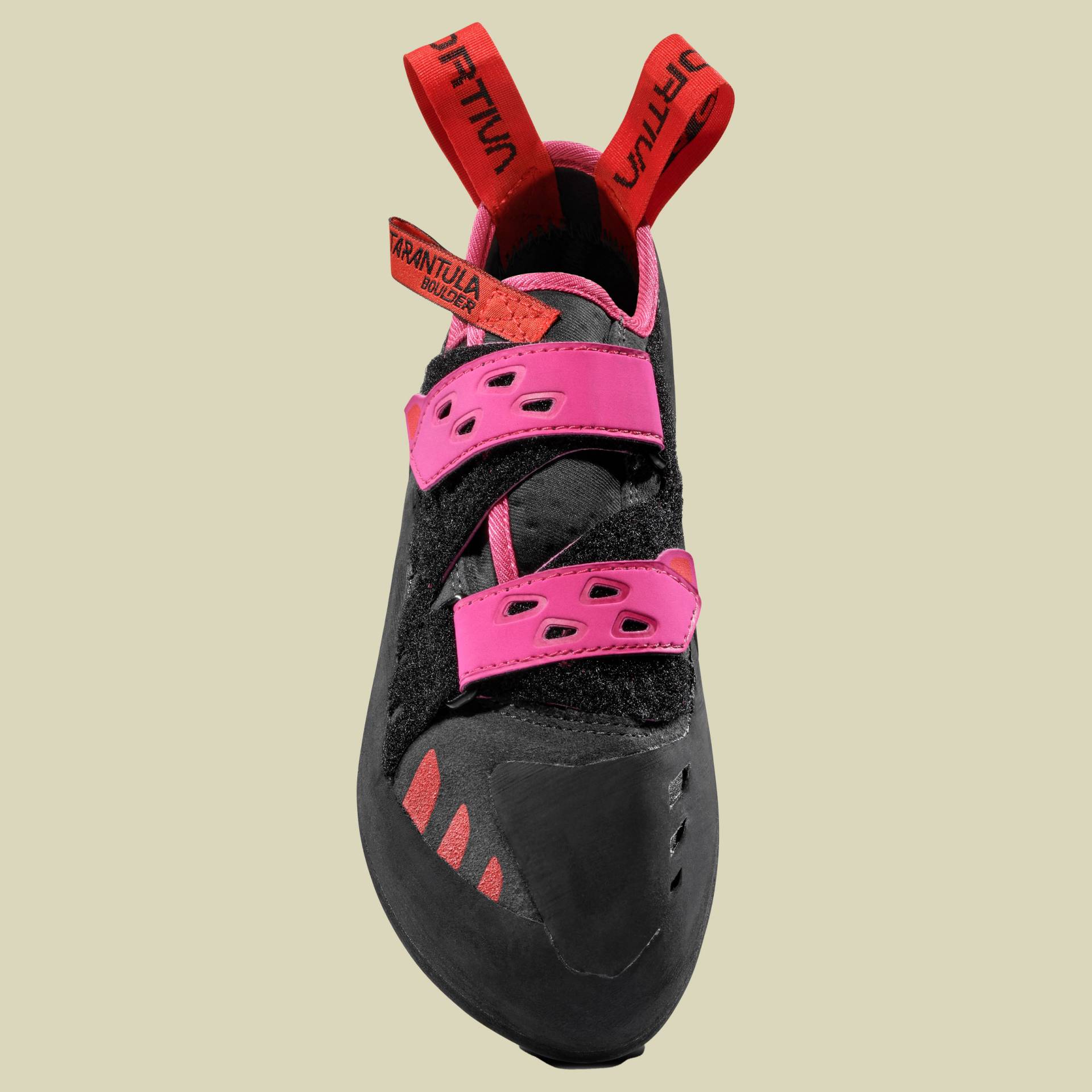 Tarantula Boulder Women grau 38,5 - carbon/springtime von La Sportiva S.p.A.