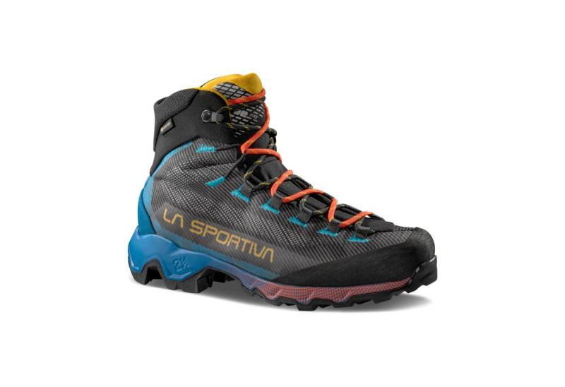 La Sportiva Aequilibrium Hike GTX - Herren Wanderschuh - Carbon/Tropic Blue Wanderschuh von La Sportiva