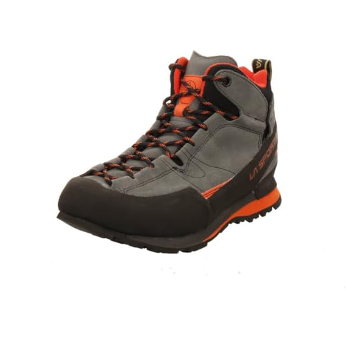 LA SPORTIVA Boulder X Mid GTX Grau - Gore-Tex Robuster Leichter Gore-Tex Leder Approach-Schuh, Größe EU 42 - Farbe Ca von LA SPORTIVA