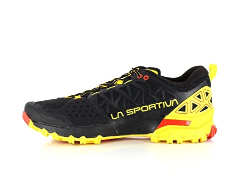 LA SPORTIVA M Bushido Ii Blau-Grün - Technischer komfortabler Herren Berglaufschuh, Größe EU 43 - Farbe Opal - Apple Gre von LA SPORTIVA