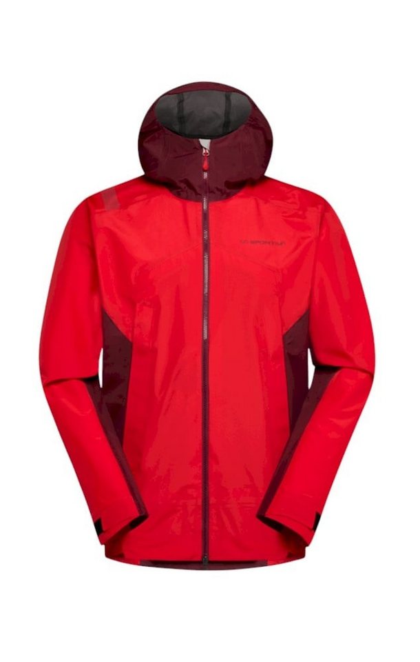 La Sportiva Softshelljacke Discover Shell (winddicht, wasserdicht) rot Herren von La Sportiva