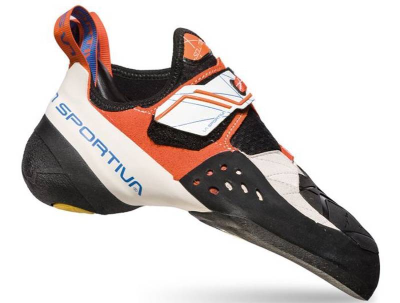 La Sportiva Solution Damen Kletterschuh white/lily orange 38 La Sportiva Solution Damen Kletterschuh white/lily orange 38 von La Sportiva