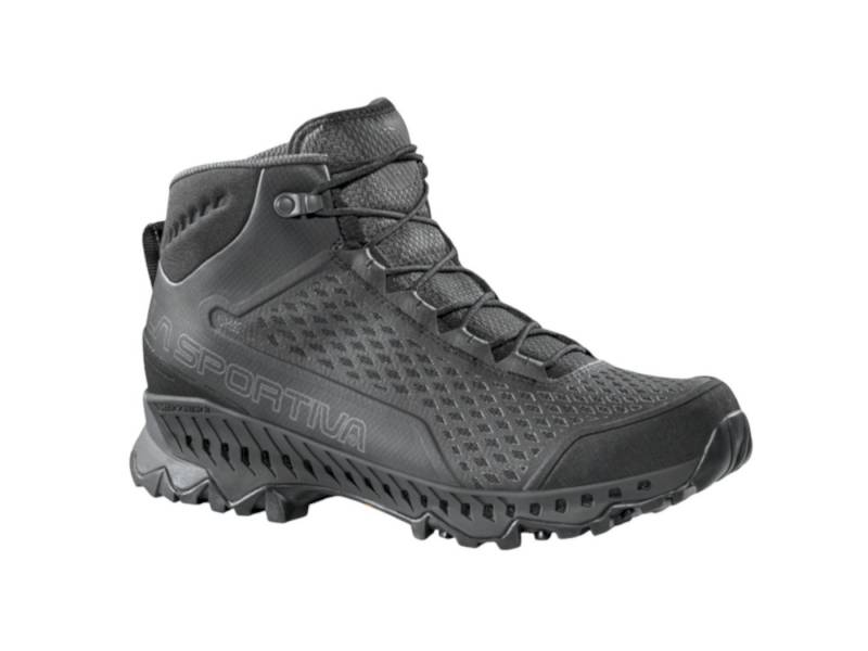 La Sportiva Stream GTX (Fast-Hiking, wasserdicht) 2025 schwarz/carbongrau Herren Wanderschuh von La Sportiva