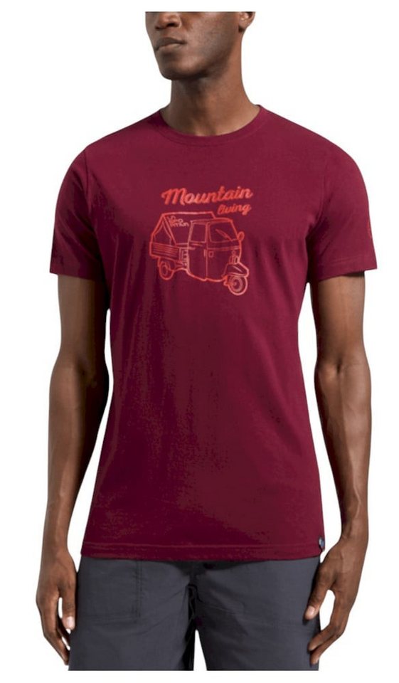 La Sportiva T-Shirt Wander-/Freizeit Ape - Mountain Living - (Baumwolle) weinrot Herren von La Sportiva