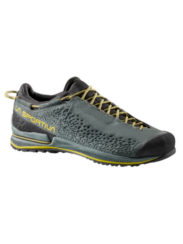 La Sportiva TX 2 Evo Leather (Zustieg, Veloursleder) charcoalgrau/moss Herren Wanderschuh von La Sportiva