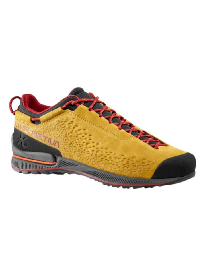 La Sportiva TX 2 Evo Leather (Zustieg, Veloursleder) savanagelb/sangria Herren Wanderschuh von La Sportiva