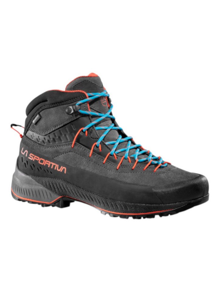 La Sportiva TX 4 Evo Mid GTX (Zustieg, wasserdicht, halbhoch) carbongrau/cherry Wanderschuh von La Sportiva